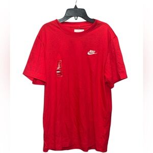 Nike Men's Bold Red Short Sleeve Tee